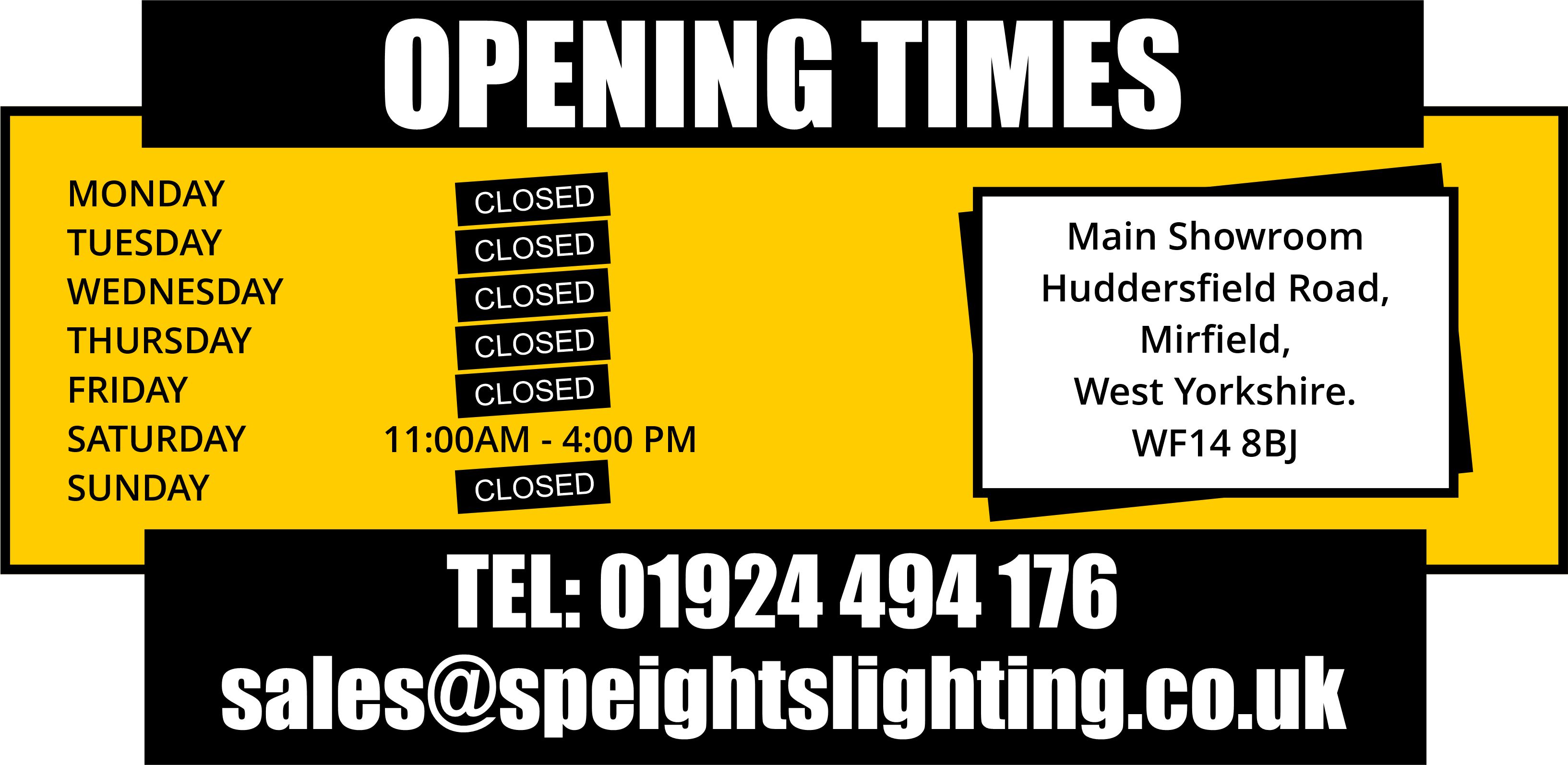 Opening Times